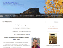 Tablet Screenshot of castlerockwriters.com